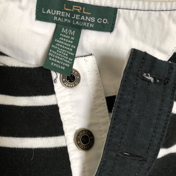 Lauren Jeans Company. Short sleeved striped shirt. - Picture 2 of 3